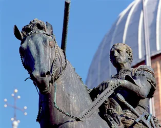 Gattamelata lovas portréja, 1453 (bronz) (részlet) (lásd: 139007 és 139008)